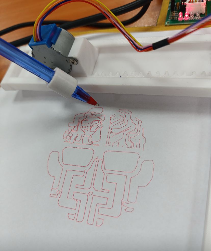 Pen Plotter in Action